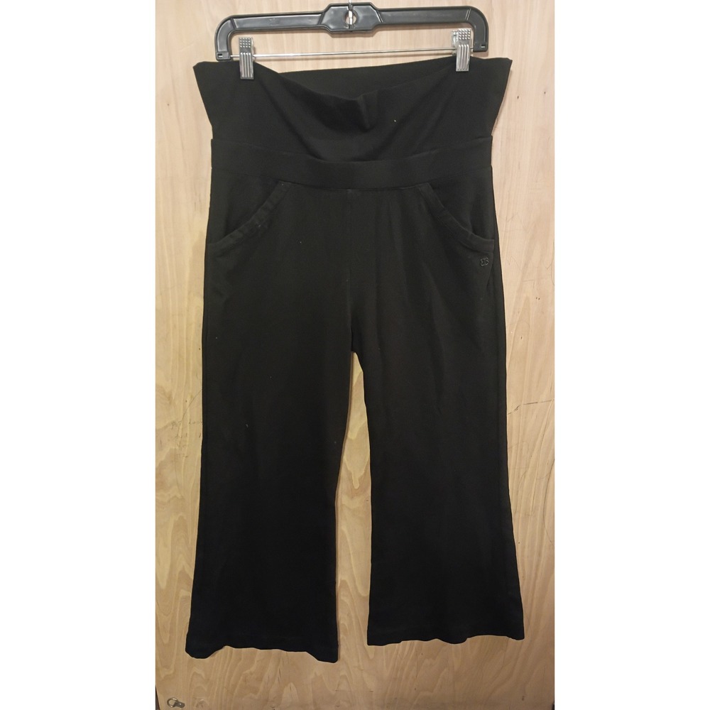 Betabrand Dress Pant Yoga Pants Crop Flare Medium Petite Corporate Chic.